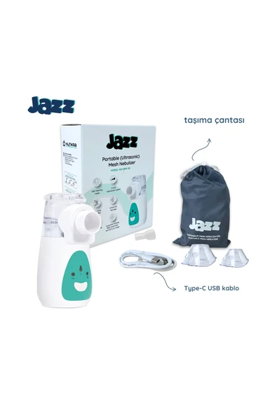JAZZ Taşınabilir (ULTRASONİK) Mesh Nebulizatör - Resim 2