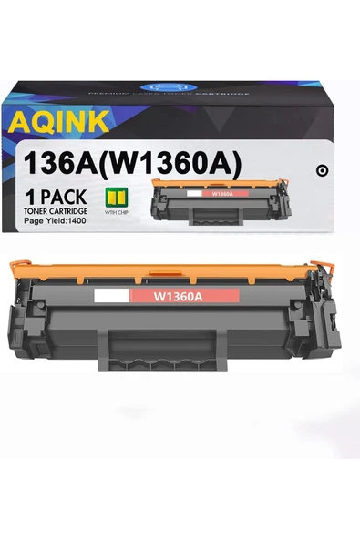 HPP HP136A W1360A  tóner HP W1360A W136A, compatible Laserjet M211dw Laserjet MFP M236sdw ÇİPLİ ürün görseli