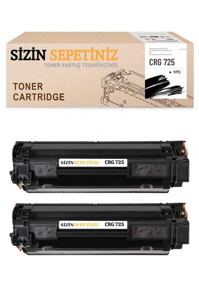 Canon Crg-725 Toner Lbp-6000/6000b/6020/6020b/6030/6030b/6030w 2 Lİ ürün görseli 1