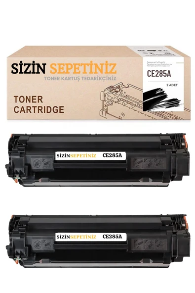 HP 85A / Ce285A 1.600 Sayfa P1102 1212 Uyumlu Toner 1132 1217 2'li ürün görseli 1