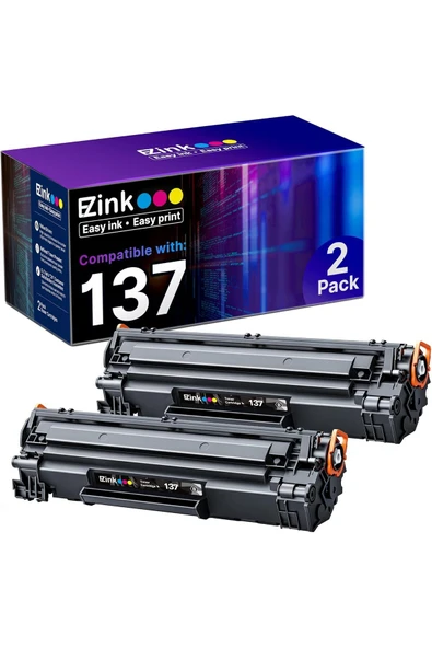 Canon 137 Black Toner MF237 MF232W MF227dw MF229dw MF244dw MF212dw MF236n (2 Pack) ürün görseli 1