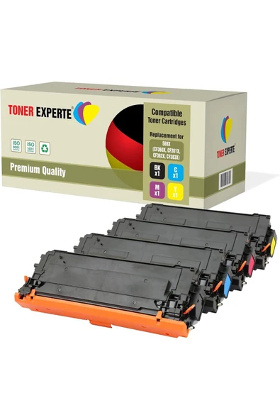 HP LaserJet MUADİL M552dn M553nMFP M577dnM577c | CF360X 12500 Pages CF361X CF362X CF363X 9500 Pages ürün görseli 1