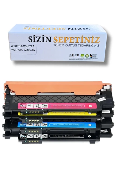 HP Color Laser MFP 179fwg 178nwg 179fnw 178nw 150a 150nw W2070A W2071A W2072A W2073A SET ÇİPLİ ürün görseli 1