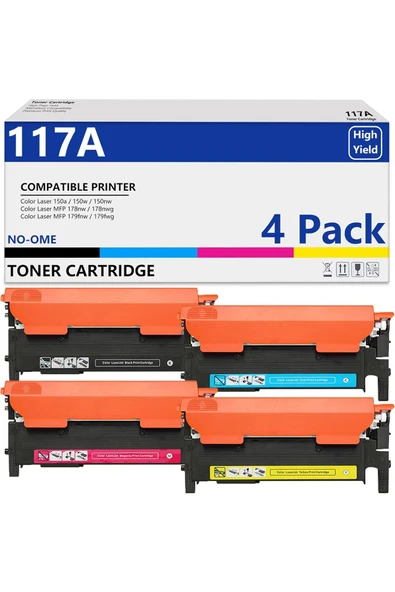 HP 117A Toner Color Laser MFP 150a 150nw 178nw 178nwg 179fnw 179fwg SET ürün görseli 1