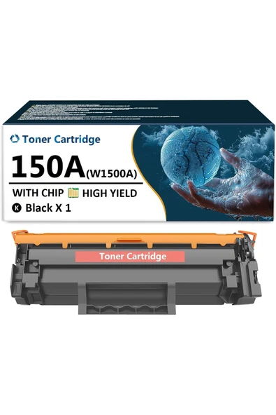 HP W1500A (150A) Siyah Muadil Toner Çipli - M111 / MFP M141*RESİM TEMSİLİDİR* ürün görseli 1