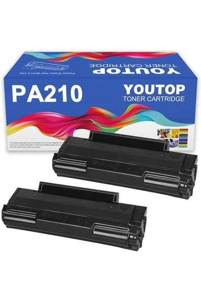 Pantum PA-210 Black Toner Cartridge P2500W P2502W P2508W M6550NW M6558NW M6600NW M6608NW 2ADET ürün görseli 1