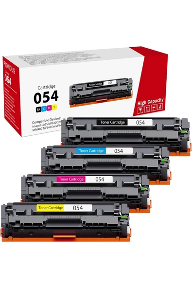 Canon 054 Toner MF642Cdw MF644Cdw MF640C MF641Cw MF643Cdw MF645Cx LBP621Cw LBP622Cdw LBP623Cdw Printe ürün görseli 1