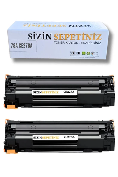 HP LaserJet 2 ADET M1536DNF M1536 MFP P1560 P1566 P1600 P1606 P1606DN 278A Toner ürün görseli 1