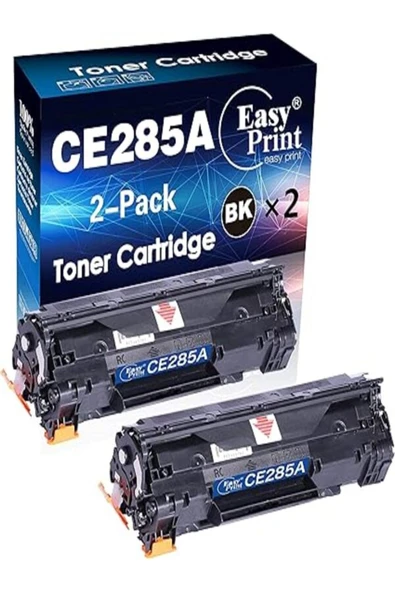 HP 85A CE285A for P1102w P1102 P1109W M1217nfw M1212 M1212nf M1217 Pro Printer, Black, 2 Pack ürün görseli 1