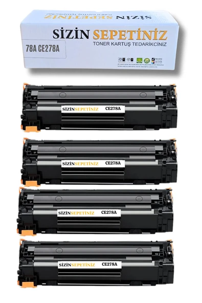 HP LaserJet M1536DNF M1536 MFP P1560 P1566 P1600 P1606 P1606DN ( 4 ADET ) 278A Toner ürün görseli 1