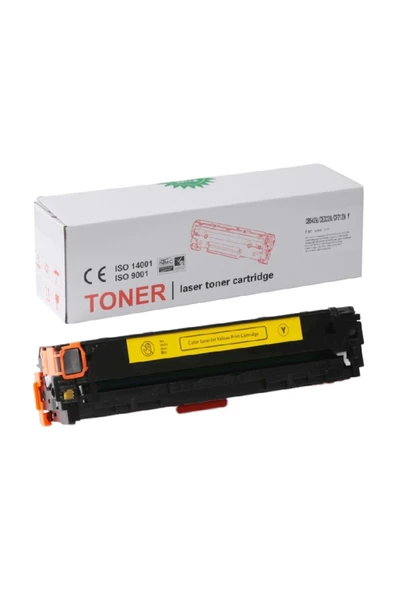 HP Cb542a/ce322a/cf212a Muadil Toner Chipli Sarı (1.5k) ürün görseli 1
