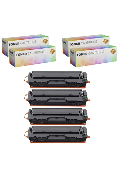 HP 203A - HP CF540 TONER 4 RENK Pro MFP M281fdw M254dw M280nw M254nw M281cdw M254dn M281fdn M281