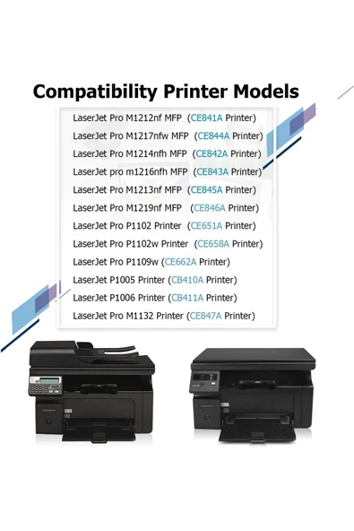 HP CE285A LaserJet1102 P1105 P1106 | Pro M1212nf MFP M1217nfw MFP P1102w P1102 P1105 P1106 1 ADET - Resim 2