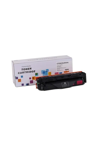 HP Cf543a (203a) Muadil Kırmızı Toner Pro M254dw/254nw/280/281fdw/281fdn (1,3k) ürün görseli 1