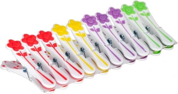 New-Max Elite Papatya Desenli Silikon Mandal, Beyaz 30 Adet