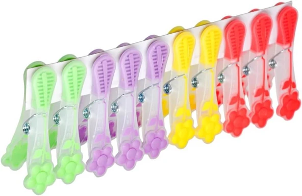 New-Max Elite Papatya Desenli Silikon Mandal Şeffaf 30 Adet - 2