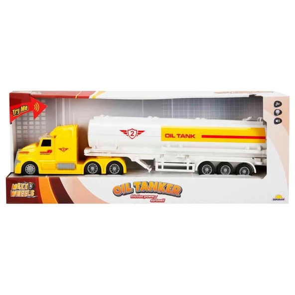 Sunman Maxx Wheels 1:150 Sesli ve Işıklı Yakıt Tankeri WY783A - S00002316