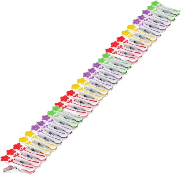 New-Max Elite Papatya Desenli Silikon Mandal, Beyaz 30 Adet - 3