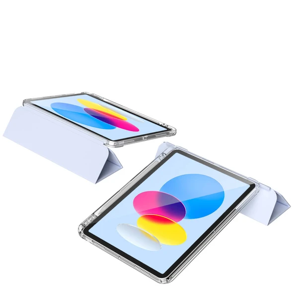 iPad 11.Nesil 2025 Kılıf Magnetik Ayrılabilen Airbagli Sliding Tablet Kılıfı - Resim 4
