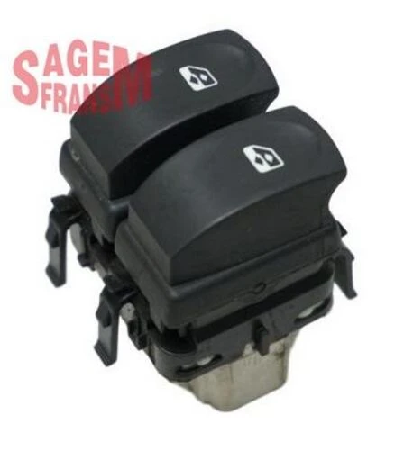 Sagem 500939 FR  Cam Açma Düğmesi Ön Sol Beyaz Çiftli CLIO III