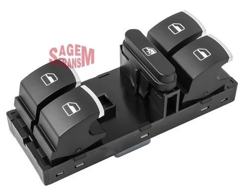 Sagem 400107 FR  Cam Açma Düğmesi Dörtlü Ön Sol Golf 5-6 - Passat - Jetta - Polo