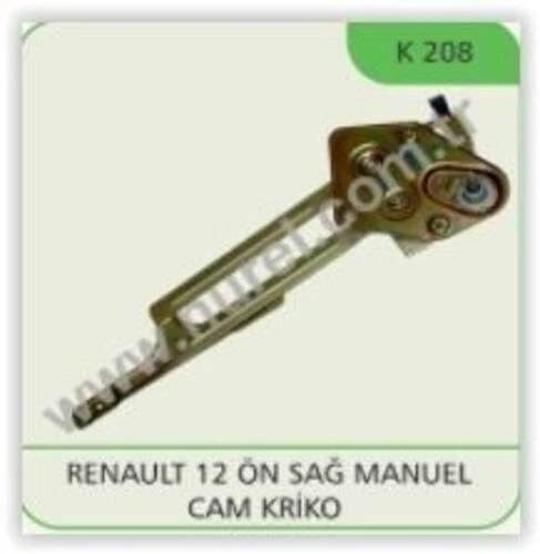 Nurel K208 Cam Krikosu Ön Sağ Renault 12 Cam Krikosu