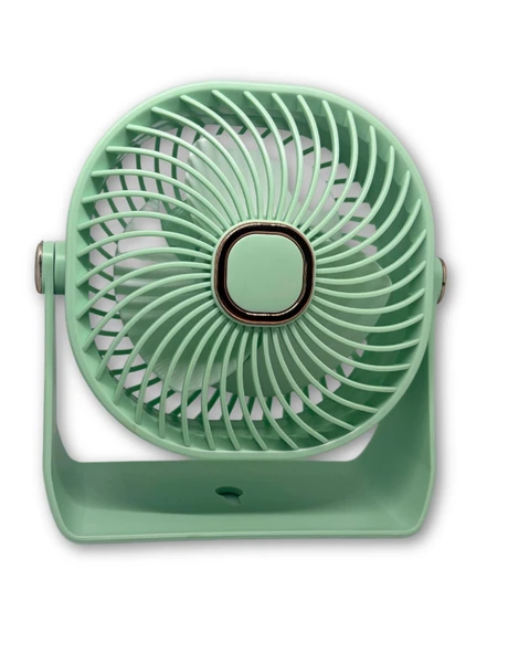 ZB112 Taşınabilir Masaüstü Yeşil Usb Fan - 1