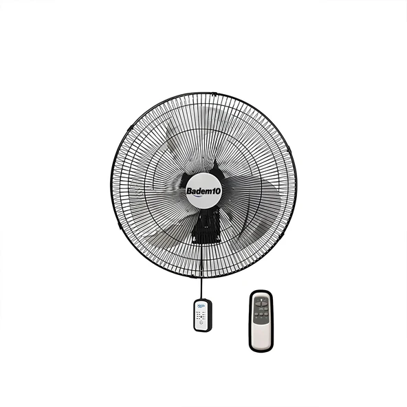 Sanayi Tipi Kumandalı Duvar Vantilatörü 50 cm 130 W Endüstriyel Sessiz Duvara Monte Fan - 5