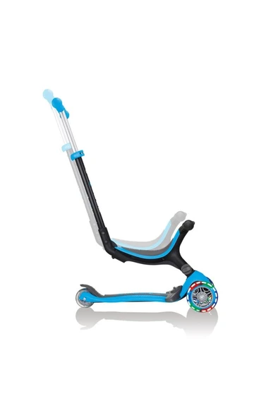 Globber Go Up Foldable Plus Işıklı Scooter - Mavi - 3