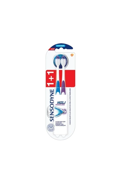 Sensodyne Diş Fırçası Hızlı Rahatlama Soft 1+1