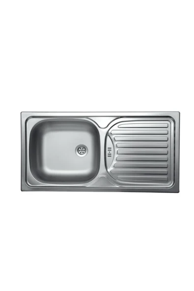 Kromevye 43.5X86 Ankastre Eviye Sağ Damlalık Tek86