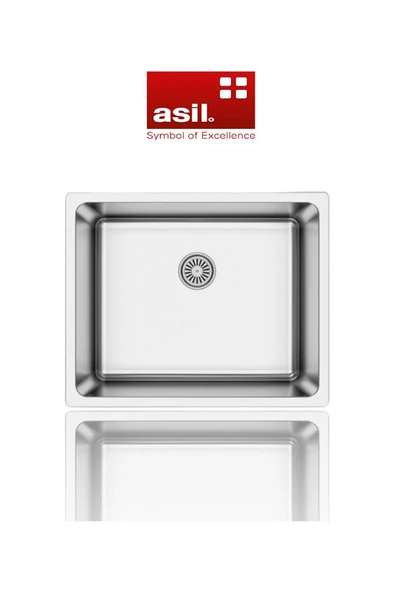Asil Krom Drawn R15 Series As 359 40×50 Cm, Paslanmaz Çelik Evye, Eviye, Mutfak Lavabo (Sifon Dahil) - 2