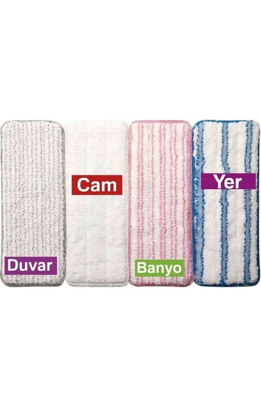 Technow Vip Ahmet  VP-611 Moplar İçin Vipset/Premium Set Yedek Bez 2 Li