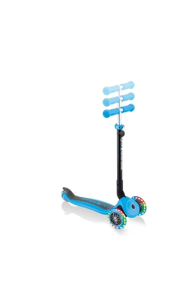 Globber Go Up Foldable Plus Işıklı Scooter - Mavi - 4