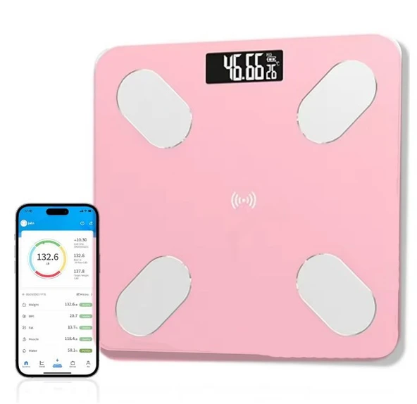POWERMASTER PM-24963 DİJİTAL BANYO BASKÜL KİLO TARTI BLUETOOTH UYGULAMA DESTEKLİ TERAZİ - 2