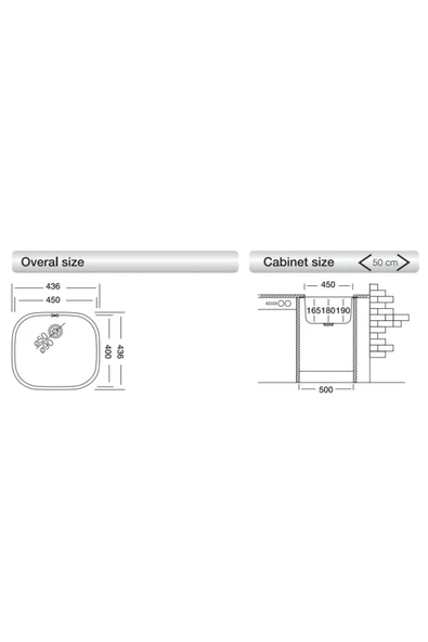 Kromevye 40X45Cm 0.60Mm Büyük Kafa Sifonlu - 3