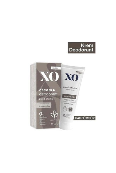 Xo Krem Deodorant 75ml Unisex Pure & Effective Kokusuz - 2