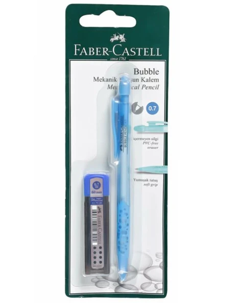 Faber Castell Bubble 07 Mekanik Kurşun Kalem Mavi 532710