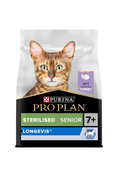 Proplan Pro Plan Sterilised 7+ Yasli Kedi Maması 3 Kg - 4