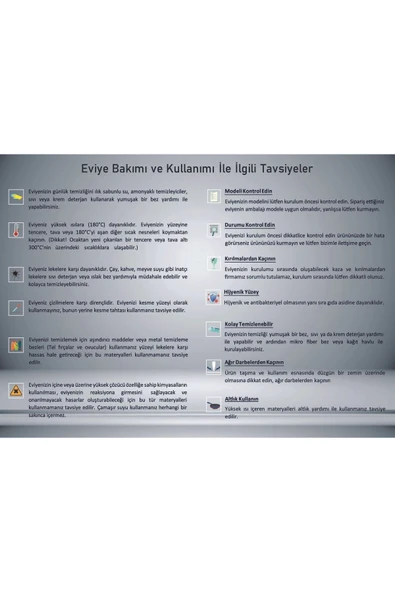 Thorax Granit Eviye Perla T3 Beyaz 86X50 - 3