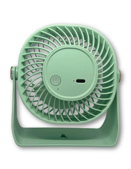 ZB112 Taşınabilir Masaüstü Yeşil Usb Fan - 3