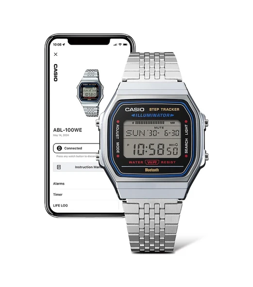 Casio Abl-100we-1adf Unisex Kol Saati Gri - Resim 2