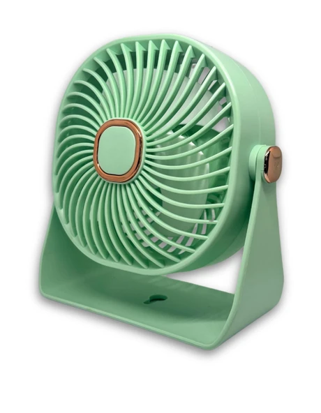 ZB112 Taşınabilir Masaüstü Yeşil Usb Fan - 2