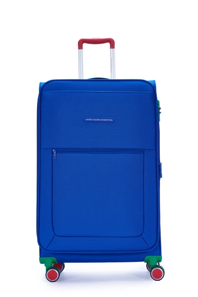 United Colors Of Benetton Ultra Light Kumaş Büyük Boy Valiz Sax BNT2800 ürün görseli