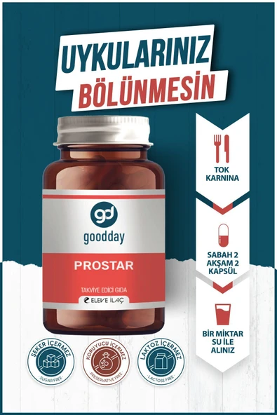 Prostar 60 Kapsül Bitkisel Besin Takviyesi - 3