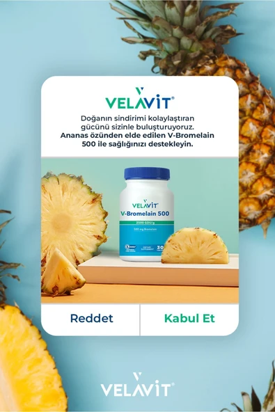 V-bromelain 500 2500 Gdu/g 30 Tablet - 5