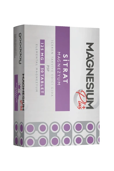 Magnesıum Plus S (MAGNEZYUM SİTRAT) & P5p 30 Tablet