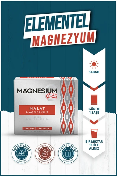 Magnesium Malat Plus M 250mg 30 Saşe - 3