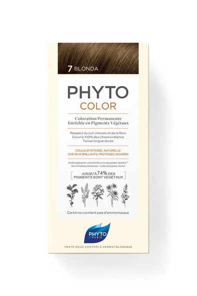 Phytocolor 7 Kumral Amonyaksız Kalıcı Bitkisel Saç Boyası - 5