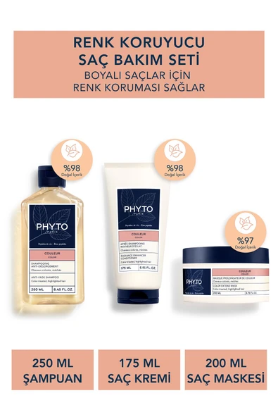 Color Boyalı Saç Bakım Seti Kadın – Renk Koruyucu Şampuan, Işıltı Veren Krem ve Renk Koruyucu Maske